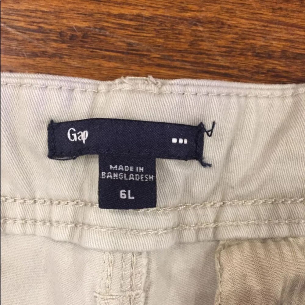 Size 6L Gap Light khaki Pants